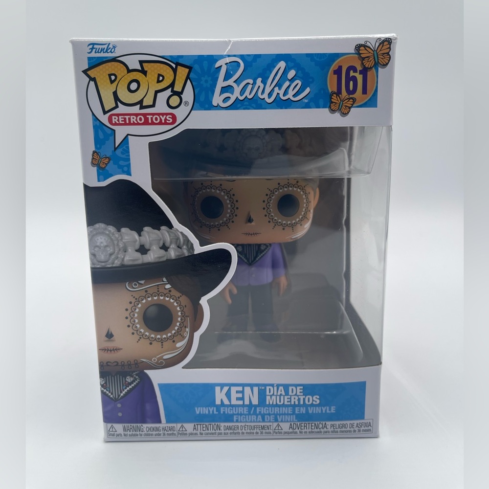 Funko POP! Retro Toys: Barbie Ken Día de los Muertos 4.4-in Vinyl Figure